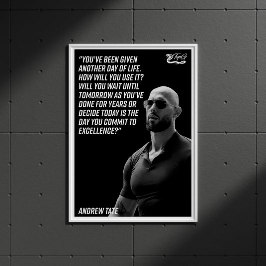 Quote™ Andrew Tate Poster Top G Cobra